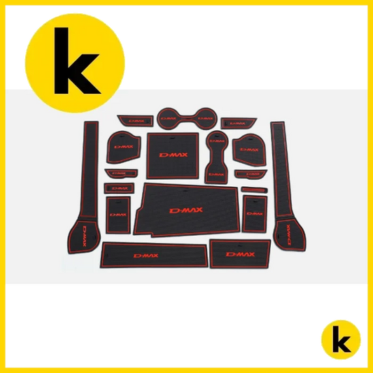 Isuzu D-Max 21-23 Anti Slip Gate Slot Mats Kren Bits