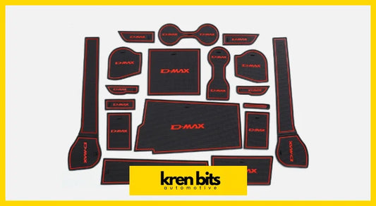 Isuzu D - Max 21 - 23 Anti Slip Gate Slot Mats