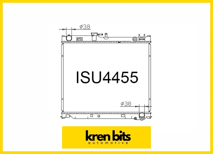 Isuzu D-Max Ra / Rc 2.4L Petrol & 3.0L 3.5L Diesel 2006-2012 Radiator