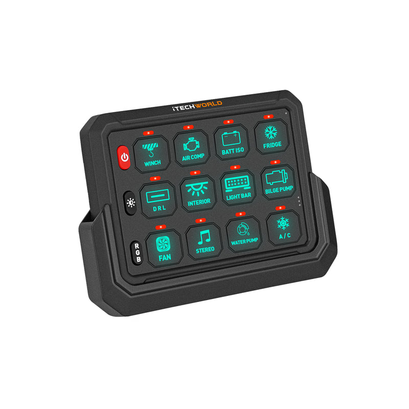 iTechWorld Wireless Switch Panel - 12 GANG