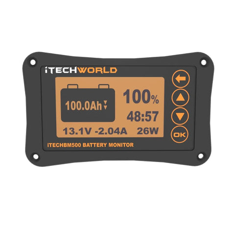 iTechWorld iTECHBM500 Battery Monitor with Shunt 500A