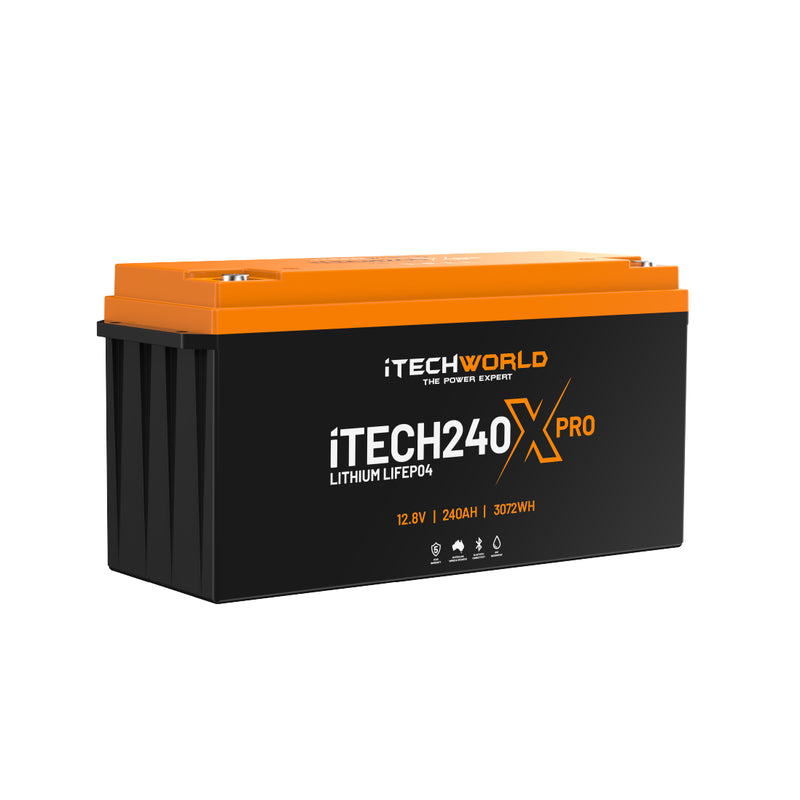 iTechWorld iTECH240X PRO Deep Cycle Lithium Battery with Bluetooth LiFePO4 240Ah