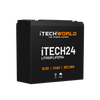 iTechWorld iTECH24 Deep Cycle Lithium Battery LiFePO4 24Ah