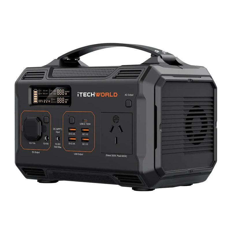 iTechWorld PS300 Portable Lithium Power Station 300W 21.5Ah