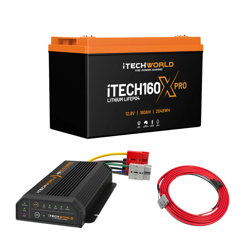 iTechWorld iTechworld - Base Canopy Dual Battery Kit - 160Ah Lithium