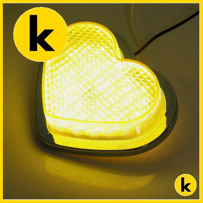 JDM LED Yellow Heart Side Indicators (Small) Kren Bits
