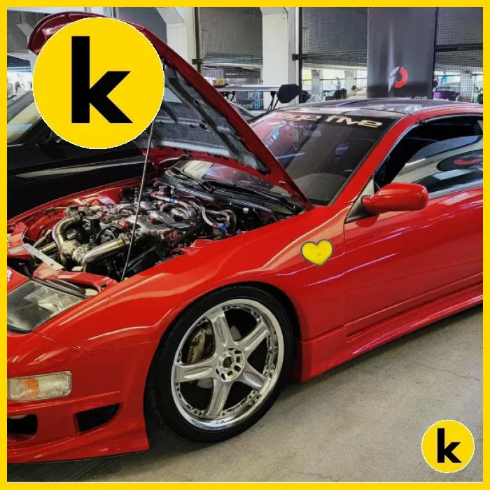 JDM LED Yellow Heart Side Indicators (Small) Kren Bits