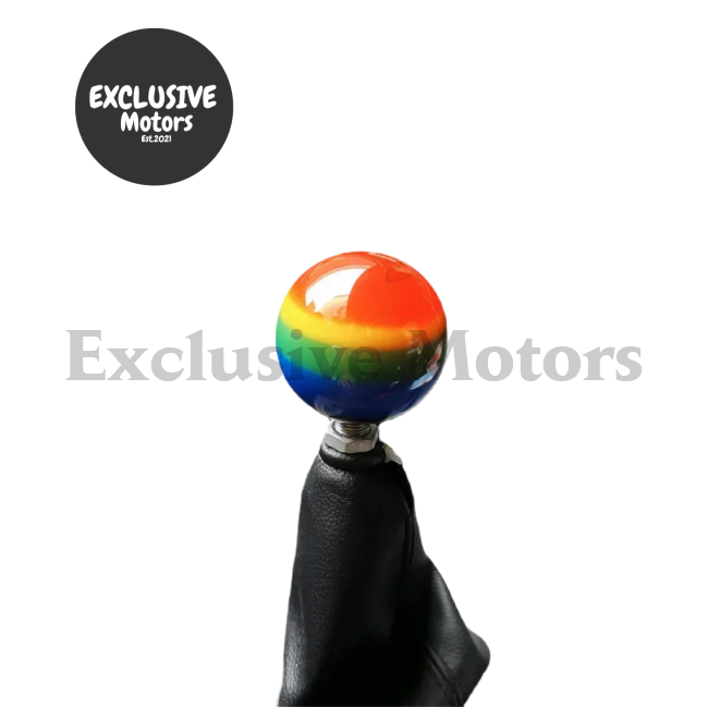 Rainbow Gear Shift Knob Ball