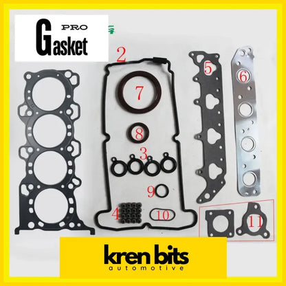 K12A SUZUKI WAGON R+ (EM) 1.2L Set Engine Engine Kits Engine Gasket 11401-75831 Kren Bits