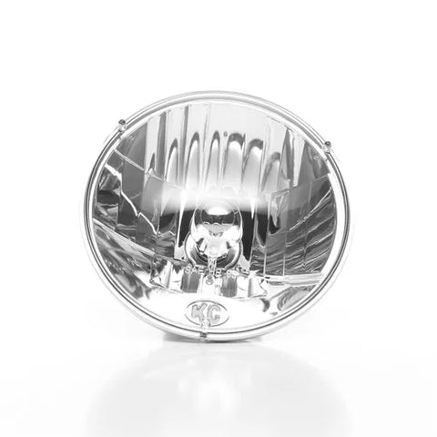 KC HiLiTES Universal/97-06 Jeep TJ 7in. Halogen H4 DOT Approved Headlight 55/60w Lexan (Single) — fits Jeep Wrangler
