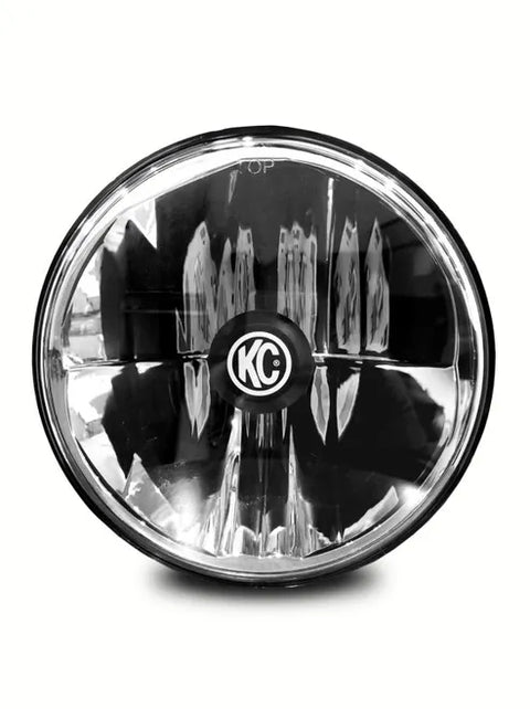 KC HiLiTES 97-06 Jeep TJ/Universal 7in. Gravity LED H4 DOT Approved Replacement Headlight (Single) — fits Jeep Wran...