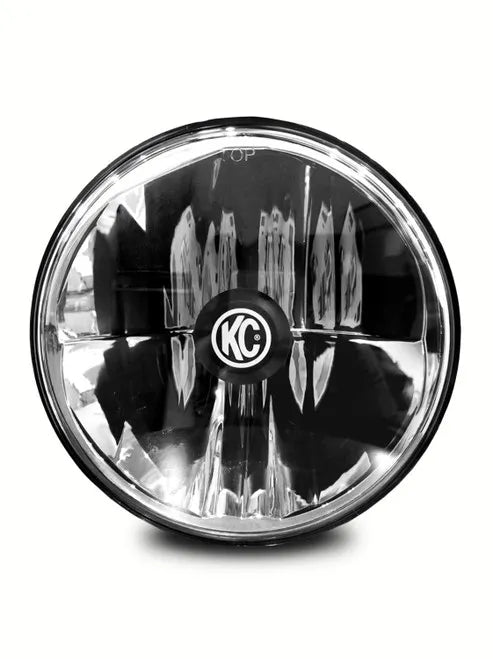 KC HiLiTES 97-06 Jeep TJ/Universal 7in. Gravity LED H4 DOT Approved Replacement Headlight (Single) — fits Jeep Wran...
