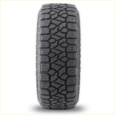 Black rubber Kenda Klever AT2 265/50 R20 tire with deep aggressive tread for off-road performance