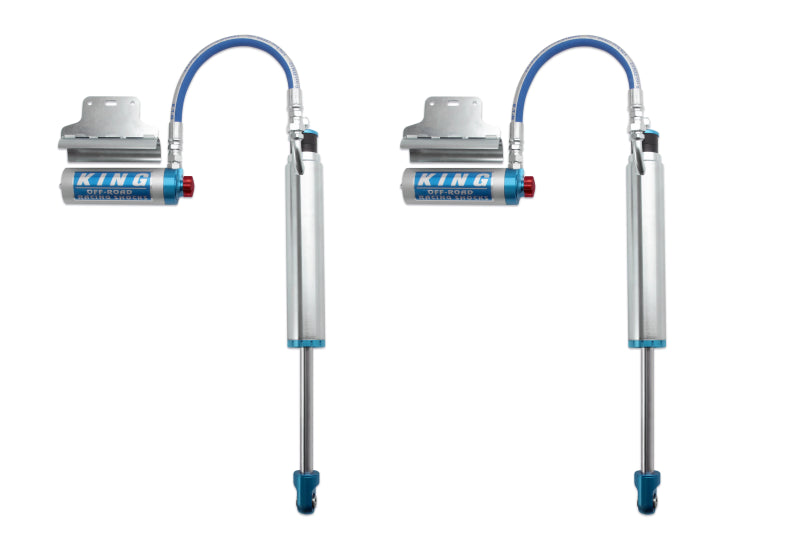 King Shocks Rear 2.5 Diameter Remote Reservoir Shock w/Adjuster - Pair (Tacoma 6 Lug 05+)