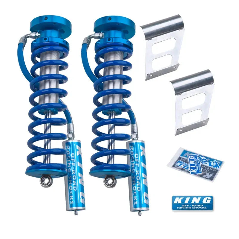 King Shocks Front 2.5 Diameter Remote Reservoir Coilover Conversion - Pair (F-250 05-06) — fits Ford F-250