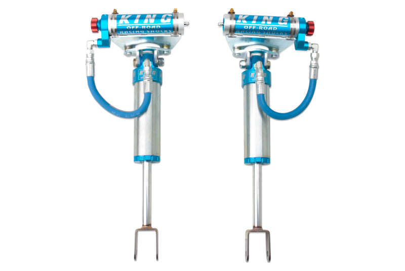 King Shocks Front 2.5 Diameter Remote Res Shock w/Adjuster - Pair (Silverado 2500/3500/HD 11+)