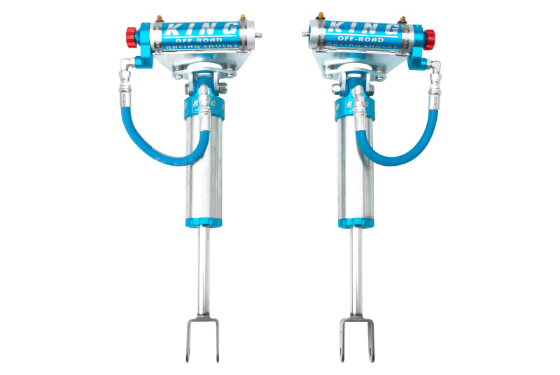 King Shocks Front 2.5 Diameter Remote Res Shock w/Adjuster - Pair (Silverado 2500/3500/HD 11+)