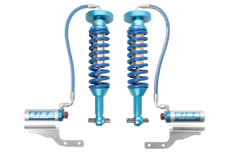 King Shocks Front 2.5 Diameter Remote Reservoir Coilover w/Adjuster - Pair (F150 2WD 15+)