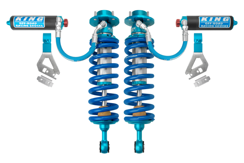 King Shocks Front 2.5 Diameter w/ Remote Reservoir Coilover & Adjuster - Pair (Tundra 22+)