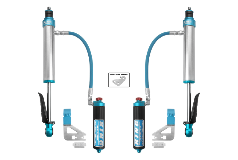 King Shocks Rear 2.5 Diameter Remote Reservoir Coilover & Adjuster - Pair (Tundra 22+)
