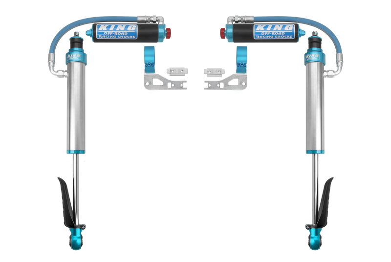 King Shocks 2.5 Diameter Rear Coilover w/Remote Reservoir/w Adjuster - Pair (Sequoia 23+)