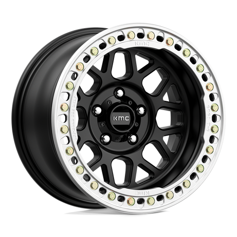 KMC Grenade Crawl Beadlock KM235 17x8.5 6x139.7 0mm Satin Black