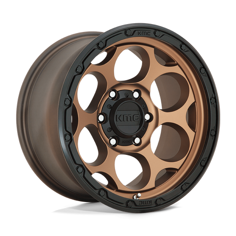 KMC Dirty Harry KM541 17x8.5 6x139.7 0mm Matte Bronze Black Lip