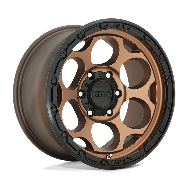 KMC Dirty Harry KM541 17x8.5 6x139.7 0mm Matte Bronze Black Lip