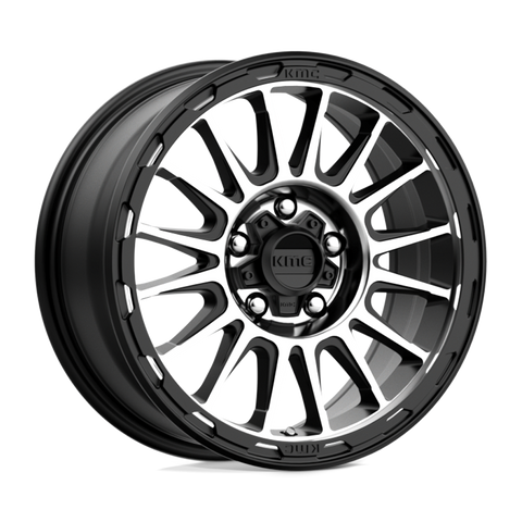 KMC Impact KM542 Satin Black Machined
