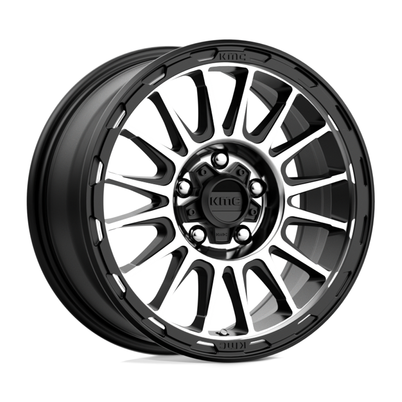 KMC Impact KM542 Satin Black Machined