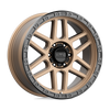 KMC Mesa KM544 17x9 6x139.7 +18mm Matte Bronze Black Lip