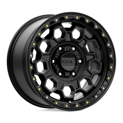 KMC Trek KM545 17x9 6x114.3 +18mm Satin Black