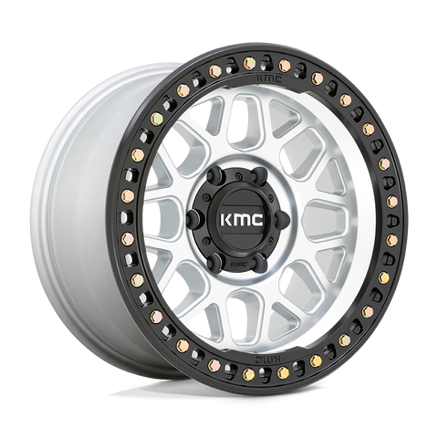 KMC Grs KM549 20x9 6x139.7 0mm Machined Satin Black Lip