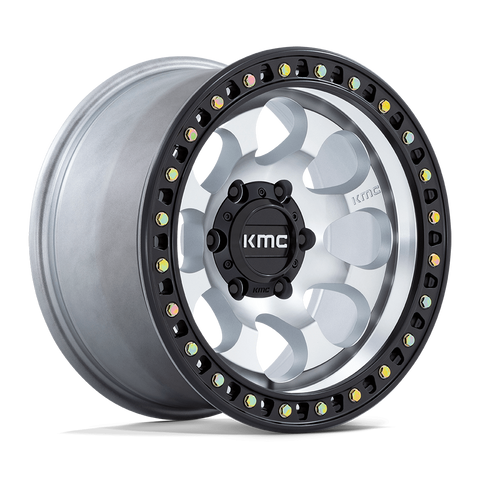 KMC Riot Sbl KM550 Machined Satin Black Lip