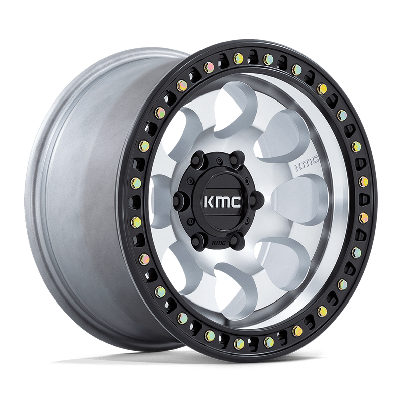 KMC Riot Sbl KM550 Machined Satin Black Lip