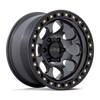 KMC Riot Sbl KM550 18x9 6x139.7 +18mm Anthracite Satin Black Lip