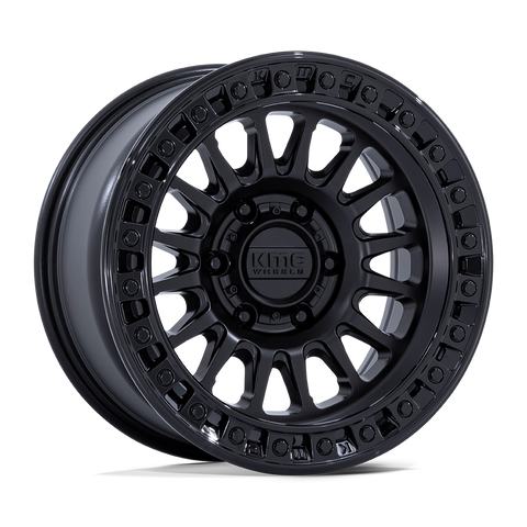 KMC Ims KM552 Matte Black Gloss Black Lip