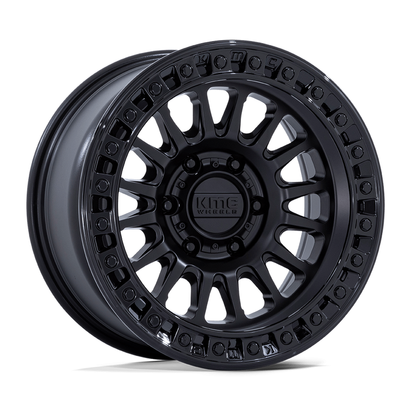 KMC Ims KM552 Matte Black Gloss Black Lip