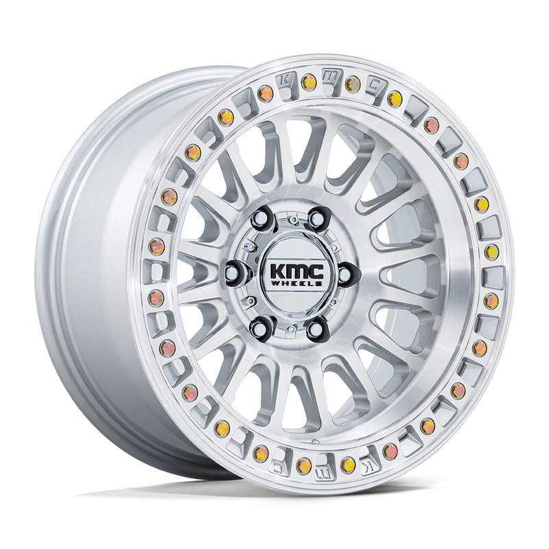KMC Ims KM552 18x9 6x139.7 +30mm Gloss Silver Machined Face