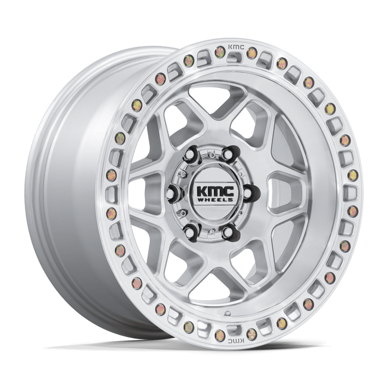KMC Torx KM553 Gloss Silver Machined Face