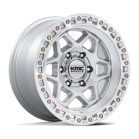 KMC Torx KM553 Gloss Silver Machined Face