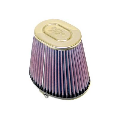 K&N Air Filter Flame Arrestor - Oval Flange Oval Tapered