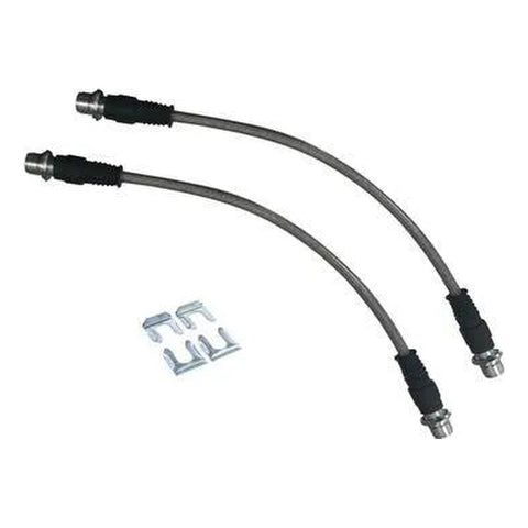 All Terrain Industries Extended Braided Brake Lines - Front (Hilux 05+)