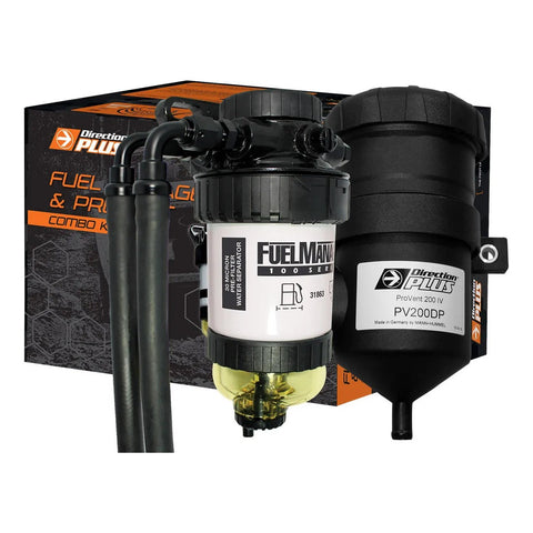 Direction Plus Fuel Manager Pre-Filter + Catch Can Kit (Landcruiser 70 12-17)