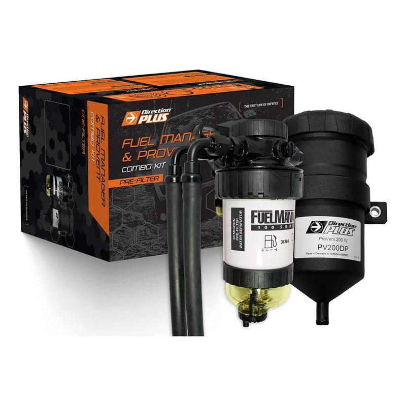 Direction Plus Fuel Manager Pre-Filter + Catch Can Kit (Landcruiser 200 07-22)
