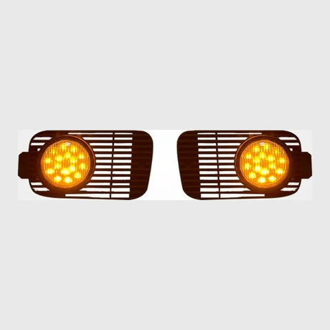 Boosted International Indicator & Surrounds (Skyline R33 GTR GTST 95-98) - Yes Raw Print No (Indicator Only) OEM Bulb Surrounds