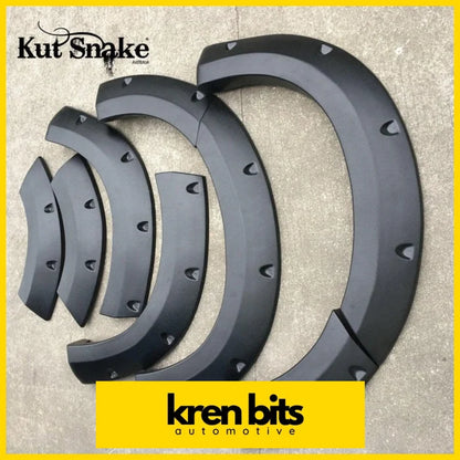 Kut Snake Flare Kit To Fit Isuzu Mu-X Models Flares