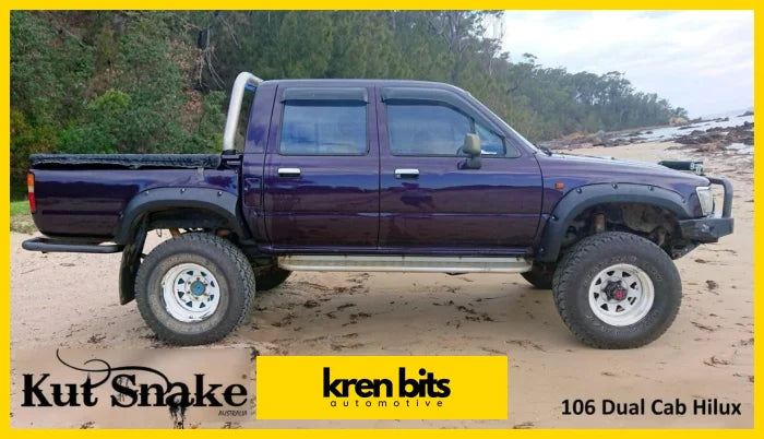 Kut Snake Flare Kit To Fit Toyota Hilux Ln106 Models Flares