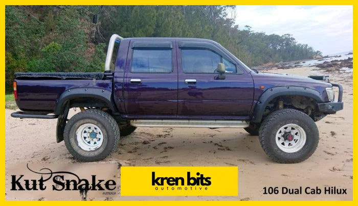 Kut Snake Flare Kit To Fit Toyota Hilux Ln106 Models Flares