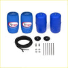 Blue dobinson nitro gas lift air suspension shock absorbers with red and white logo for landcruiser 80 series